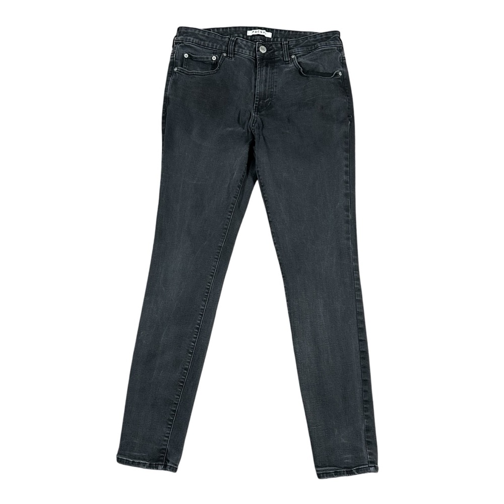 PacSun Stacked Skinny Jeans‎ Men’s Size 32x30 Stretch Denim Soft Black